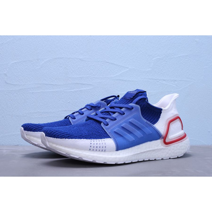 貓拳｜Adidas Ultraboost 19 UB 5.0 慢跑白藍美國男女情侶EF1340 | 蝦皮購物