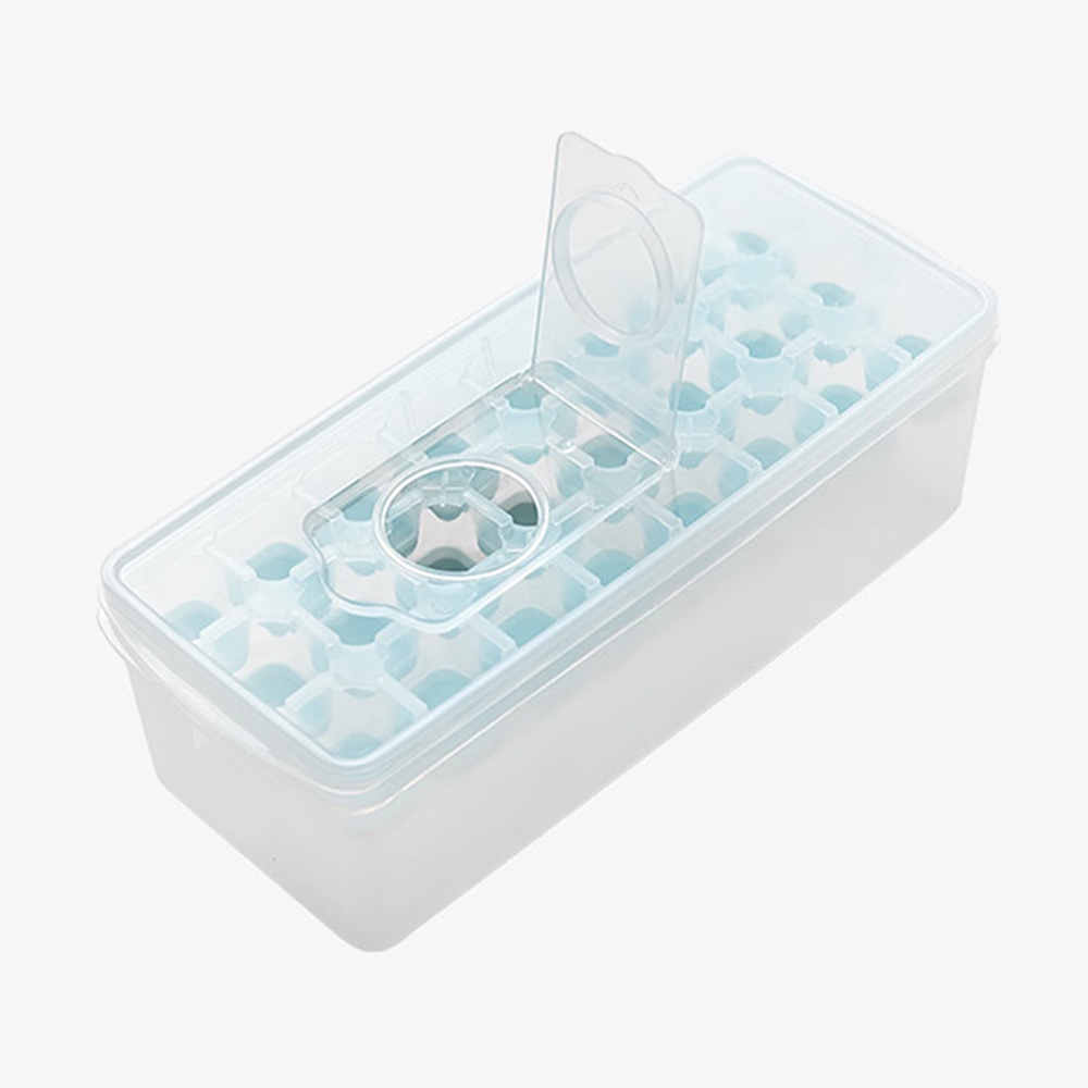 矽膠軟底 製冰盒 冰塊盒 按壓式冰塊盒 冰格 冰盒 儲冰盒 矽膠製冰盒 冰塊模具 帶蓋冰塊盒 家用製冰 製冰模具