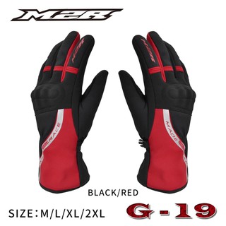 M2R防水防摔手套，G19 防水防寒手套，G-19/黑紅