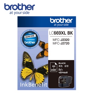 BROTHER LC669XL-BK 原廠黑色高容量墨水匣 單入 多入優惠 公司貨