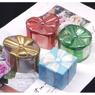 【模具倉庫】滴膠 四款 蝴蝶結 禮物盒 收納盒 矽膠模具