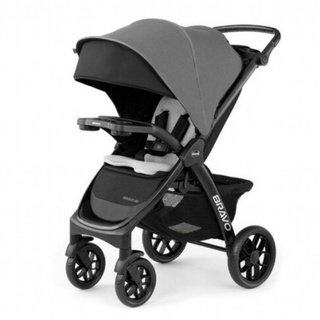 Chicco Bravo 極致完美手推車風尚版(玄鐵灰) +KeyFit 手提汽座(深邃灰)