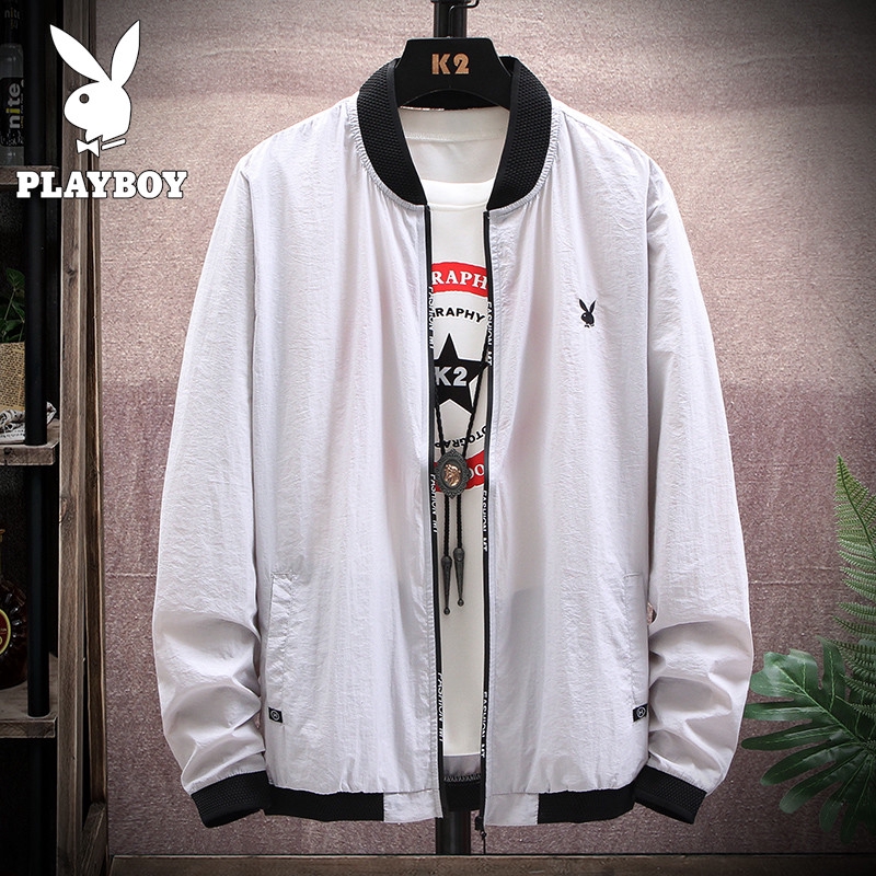 現貨秒出playboy花花公子薄外套防曬衣防曬服情侶外套情侶裝遮陽防曬服情侶衣防水防風透氣男女皮膚衣風衣 蝦皮購物