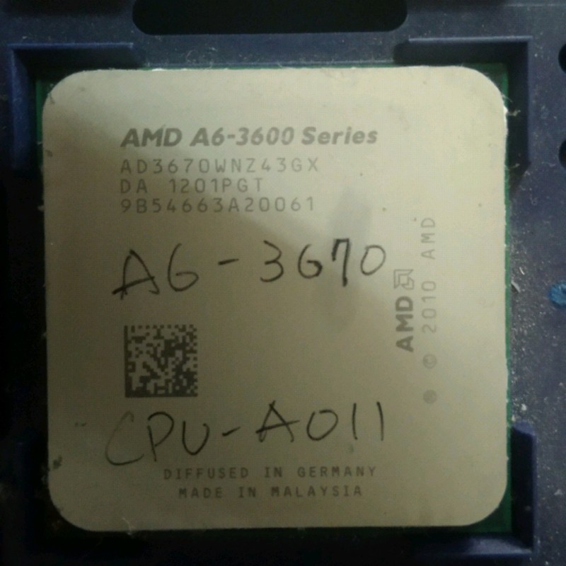 【冠丞3C】AMD A6-3670K 4核心 FM1腳位 處理器 CPU-A011