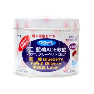 人生製藥 渡邊 藍莓ADE軟錠190克 藍莓、山桑子、葉黃素