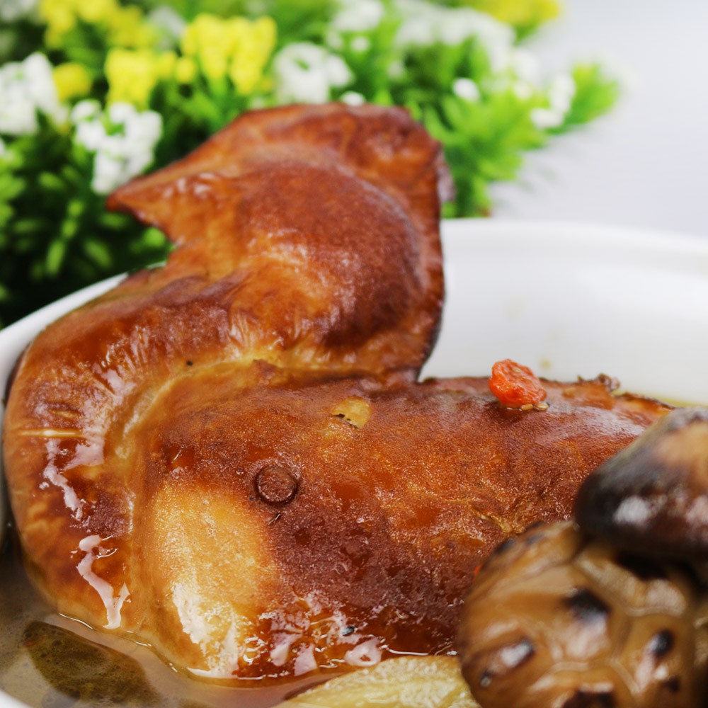 【高興宴】素人上菜-養氣香菇素麻油雞1200g(蛋奶素)