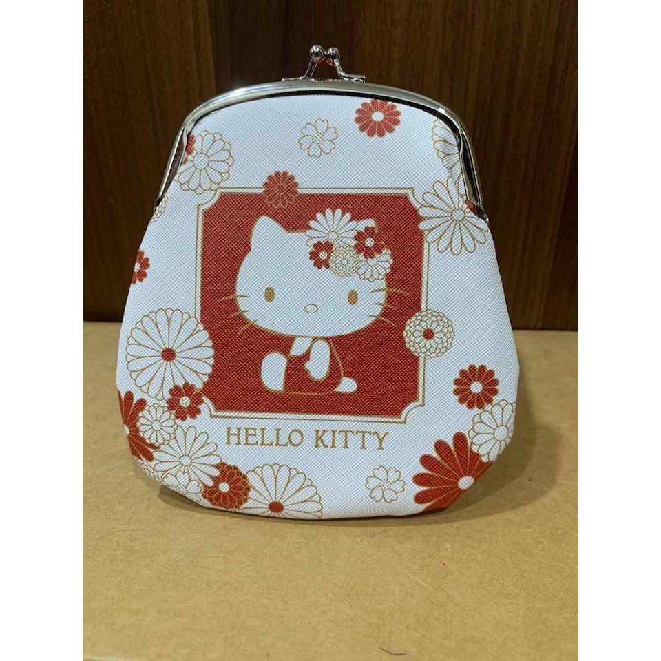 7-11 Hello Kitty限量口金收納包【花開款】