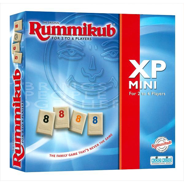 [台灣現貨99免運] 拉密數字牌 6人攜帶版 Rummikub XP Mini 全新正版桌遊 動滋券可用 動滋券另有折扣