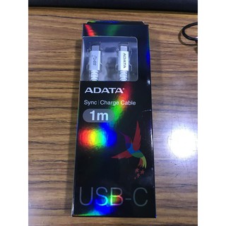 點子電腦☆北投 ADATA 威剛 USB-C to USB-C 3.1 Gen2 TYPE-C 1米 1M☆450元
