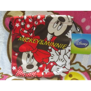 正版﹝Disney﹞授權※Mickey Mouse米老鼠/米奇&米妮※【MICKEY&MINNIE圖案】束口袋