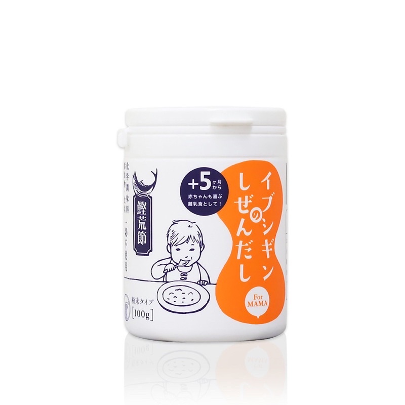 【現貨】日本ORIDGE 無食鹽昆布柴魚粉 100g 罐裝 寶寶副食品 調味粉