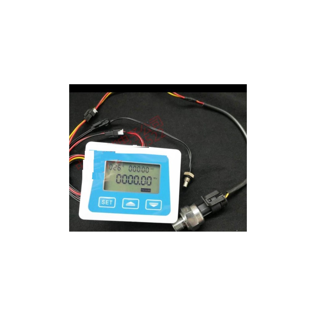 2分口 0~1.2Mpa 壓力傳感器檢測儀(包含電源，溫度探頭，壓力感測器，顯示器)(技術性商品,請先詢問再下單)