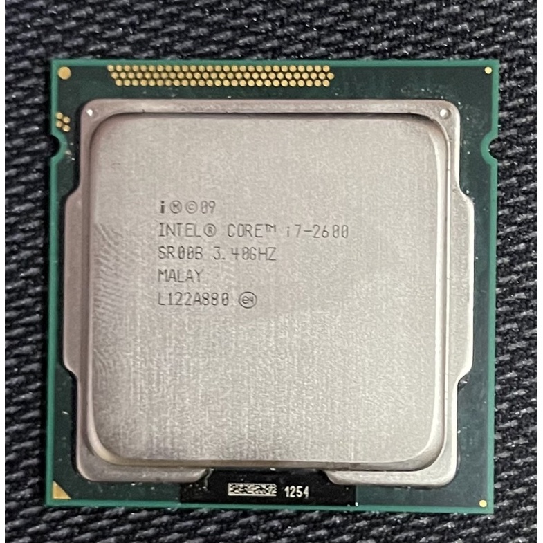 二手良品 INTEL i7 2600 CPU 處理器 LGA 1155 二代 四核心  測試功能正常