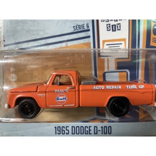 《模王》 1/64 美國綠光 模型合金車 1965 道奇 D-100