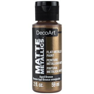 DecoArt 陳年青銅色 59 ml Matte Metallics 啞光金屬 金屬顏料 - DMMT09 (美國)