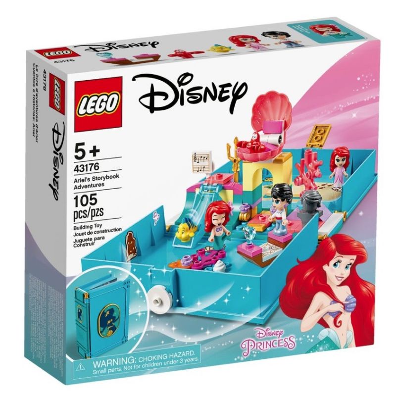 正版 LEGO 樂高 43176 迪士尼公主系列 小美人魚 愛麗兒的口袋故事書 樂高 積木