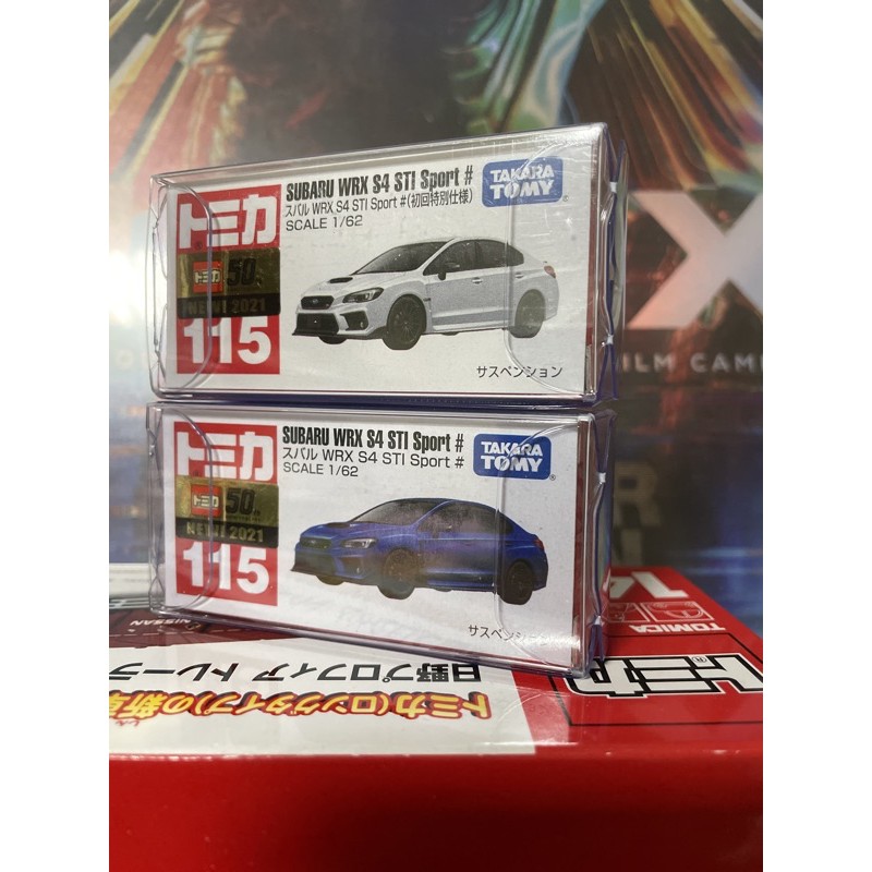 TOMICA 多美 115 Subaru WRX S4 STI SPORT 新車貼