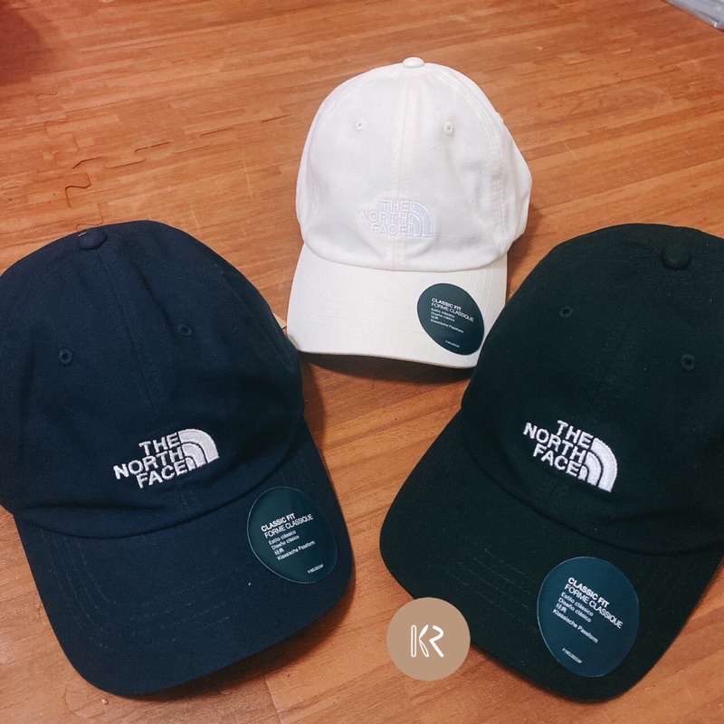 【KR_02】The North Face Nirm logo 老帽 棒球帽 吳亦凡著用款 黑 白 藍