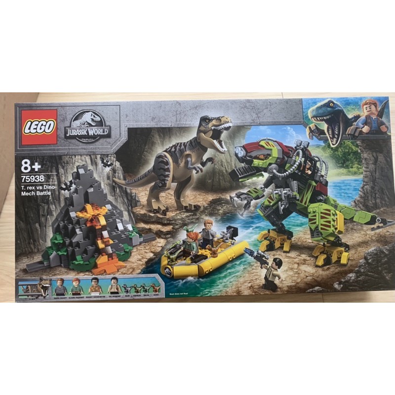 &lt; 75938 &gt; LEGO 樂高 侏儸紀恐龍系列 T. rex vs Dino-Mech Battle 全新現貨
