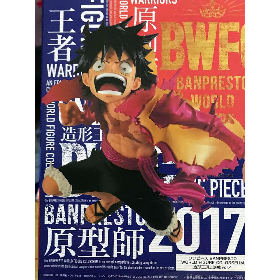 海賊王 BWFC 世界大賽 造型王 頂上決戰 Vol.4 魯夫 現貨 全新 航海王 公仔 港版