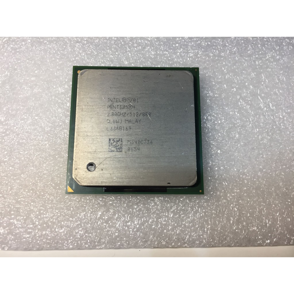 中古CPU Intel Pentium 4／2.8G／512／800MHz／478腳位 / Socket LGA 775