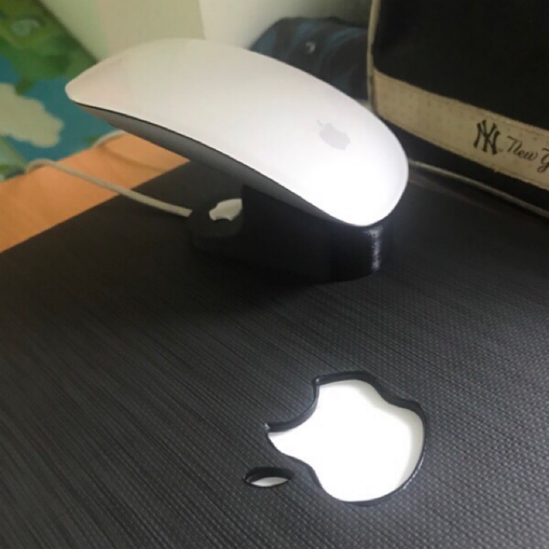 apple 滑鼠✑❇Apple Magic Mouse 2 二代滑鼠充電座 (3D列印 不含線）111