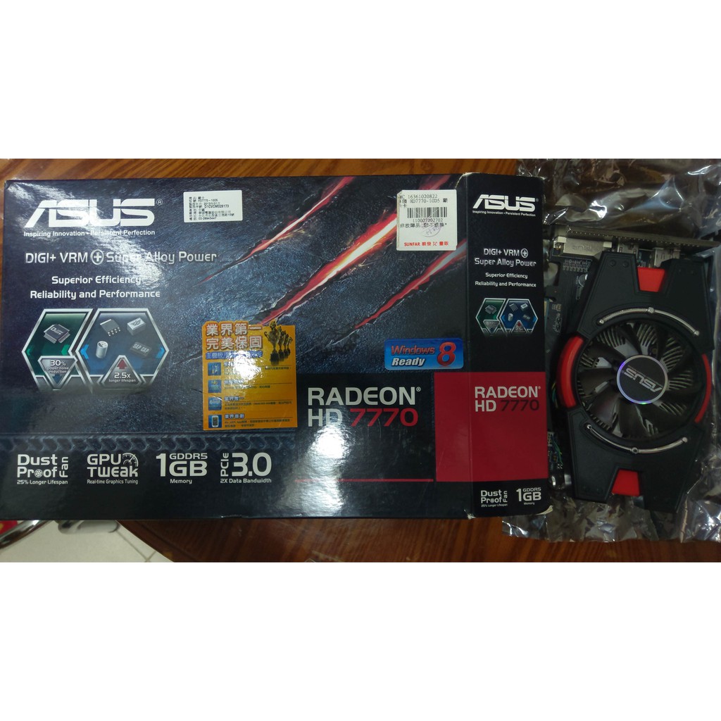 華碩 ASUS HD 7770 1GD5 顯示卡