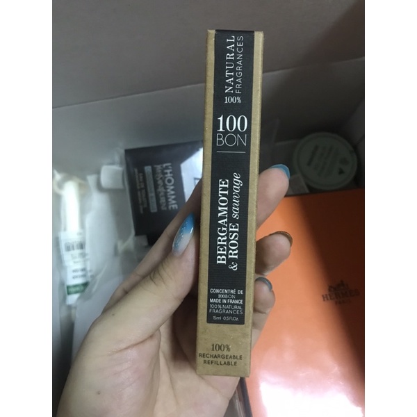 100BON BERGAMOTE ET ROSE SAUVAGE EDP 佛手柑&amp;玫瑰淡香精 香水15ml