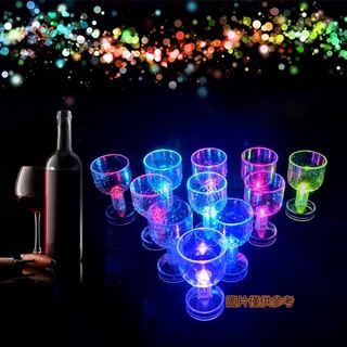 🍰芒芒小鋪🍰 LED發光杯 開關一口小酒杯 50毫升變色杯子 生日聚會新奇產品
