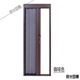 熱賣金剛網隱形折疊帶鎖紗門風琴式伸縮防盜防蚊防鼠鋁合金推拉紗窗門金剛網隱形折疊 時光