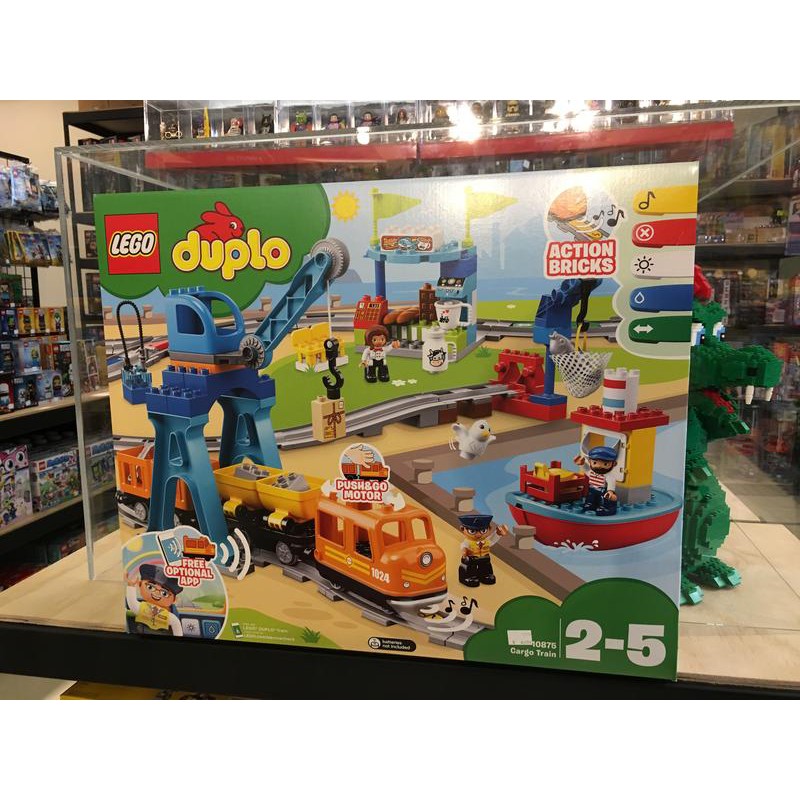 cargo train lego duplo