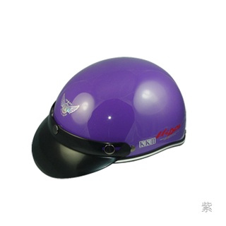 華泰 安全帽 K839M/K-839M 素色 紫色 哈利帽 半罩 單帽子 不含鏡片《比帽王》