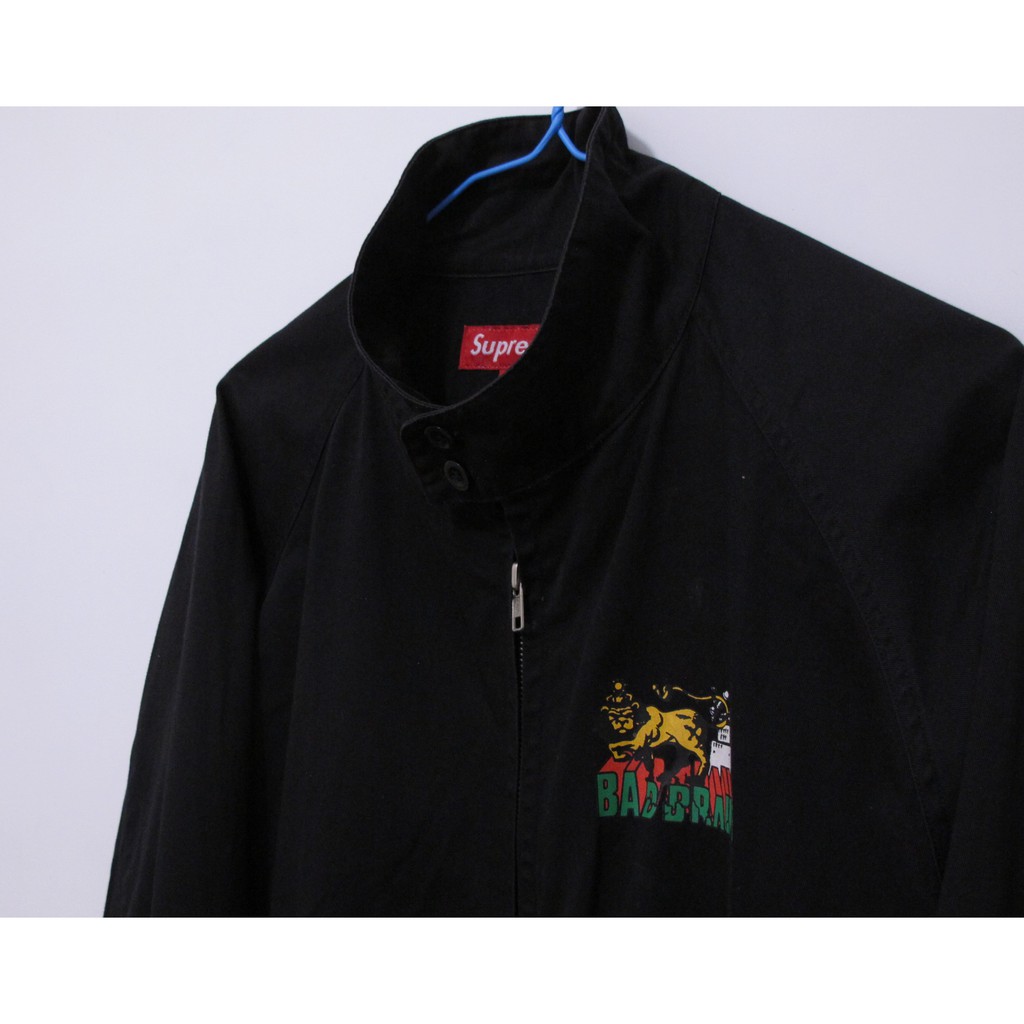 二手古著美品 Supreme X Bad Brains 08 Harrington Jacket 哈靈頓 工作外套