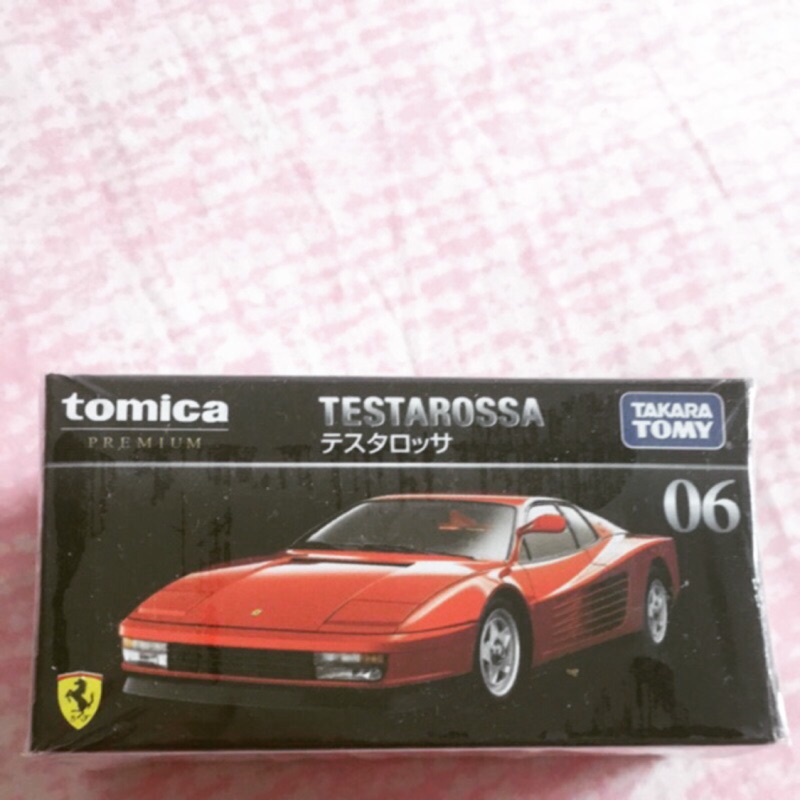 Tomica premium 06 testarossa 紅 未拆封