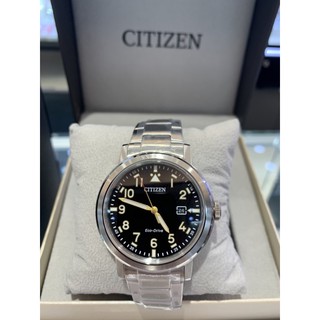 新品 CITIZEN 星辰 光動能日系時尚手錶 男錶-藍/40mm AW1620-81E