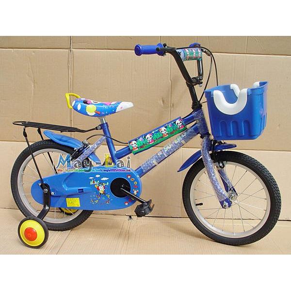 兒童腳踏車 台灣製 16吋 ◎打氣輪 ◎組好寄出 ☆美來☆ 熊貓 雙管 腳踏車 單車 自行車 童車 1