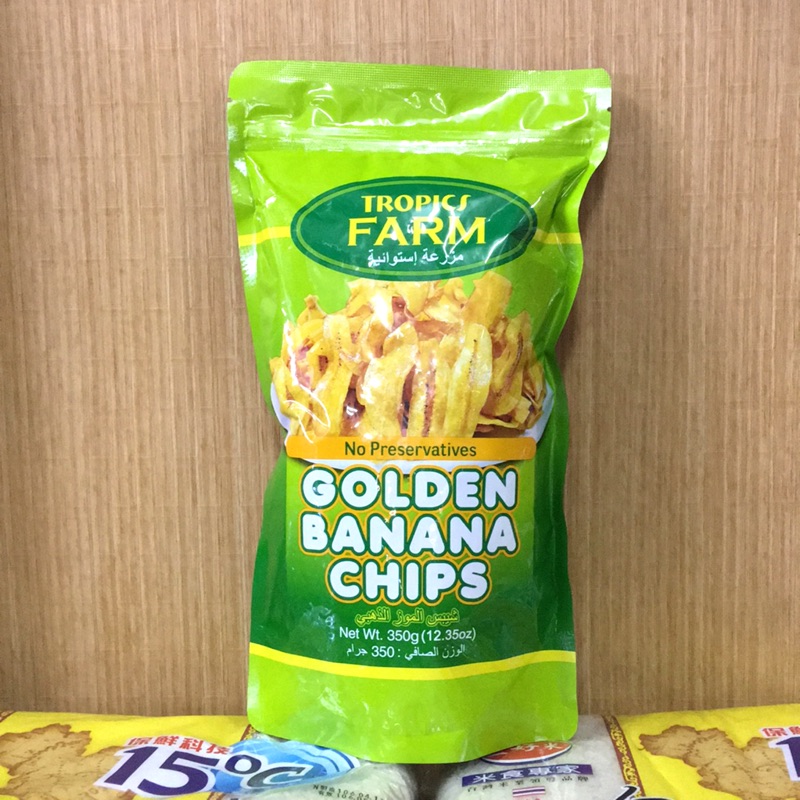 菲律賓 TROPICS FARM GOLDEN BANANA CHIPS 金黃 香蕉 脆片/香蕉片 網路優惠價