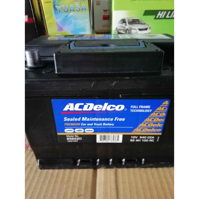 極地電池*ACDelco 56220汽車電瓶，規格62ah540cca，保固一年