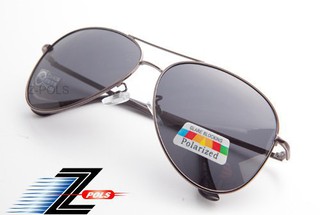 Z-POLS 金屬質感設計款☆名牌風格設計 復古款 抗UV400紫外線寶麗來偏光 太陽眼鏡，全新上市