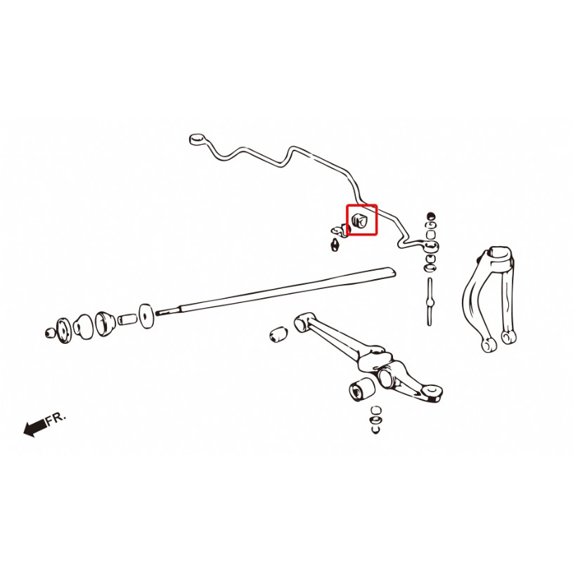 FB搜尋:晟信自動車 哈瑞斯HARDRACE CIVIC K6前防傾桿橡皮6907