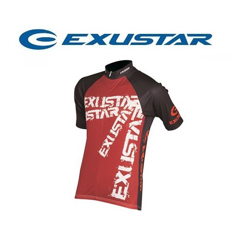 [零碼出清] EXUSTAR 自行車短袖車衣 吸濕排汗 E-CJ01-S