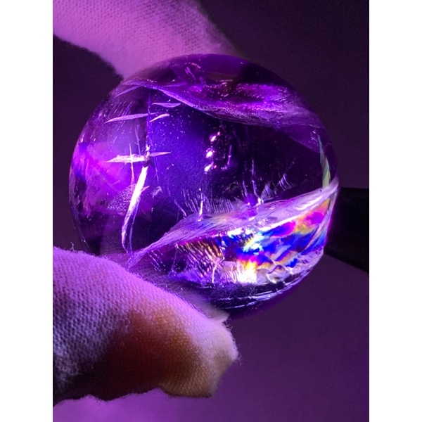 紫黃晶球紫水晶球藍針球：爆彩、透體，非常乾淨、海膽花、上帝指紋千層隱山、爆針
