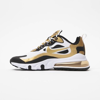 【小八】Nike Air Max 270 React White Metallic Gold 白金 CW7298-100