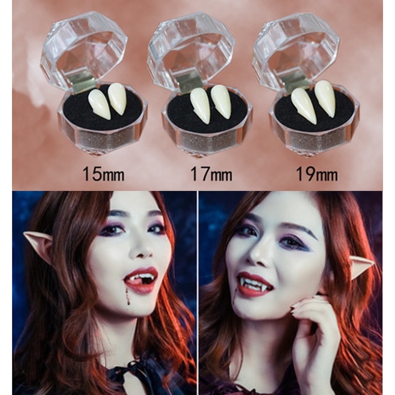 【西米格動漫】 吸血鬼假牙青之驅魔師假牙殭屍牙血膠囊cosplay道具