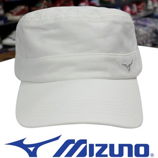 鞋大王Mizuno 32TW-000301 白色 棉材質休閒帽＃金屬調整扣＃台灣製＃