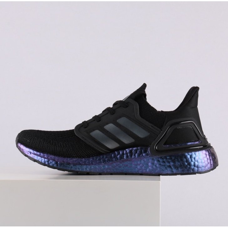 🇯🇵日本代購 ADIDAS ULTRABOOST 20 黑色 藍紫鞋底 太空  慢跑鞋 運動鞋 男女鞋 EF0702