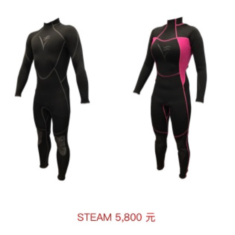 STEAM 3MM潛水防寒衣（黑）