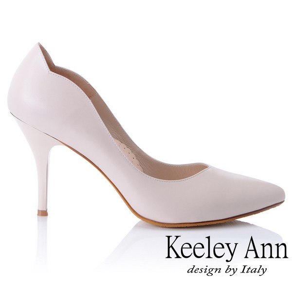 Keeley Ann 流線感全真皮高跟鞋(2350632)