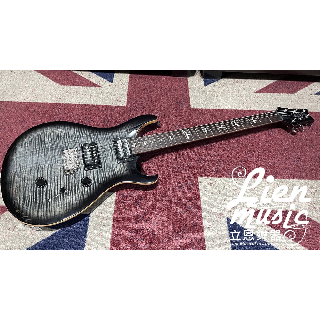 『立恩樂器』分期0利率 / PRS SE Custom 24 電吉他 黑色漸層 虎紋 印尼製 CU4GS 含原廠高級袋