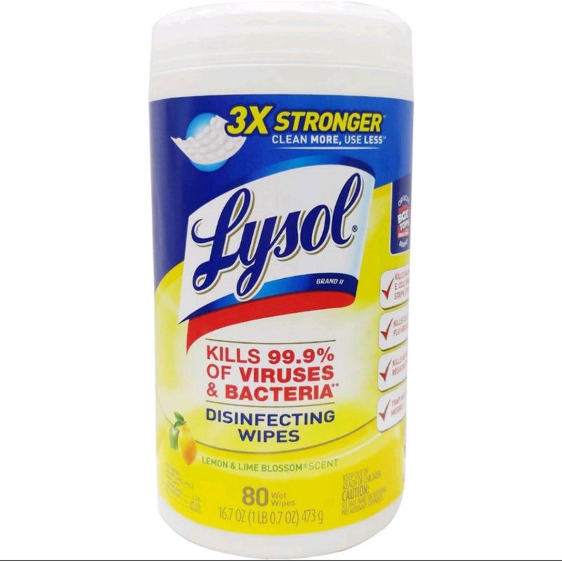 Lysol消毒濕紙巾